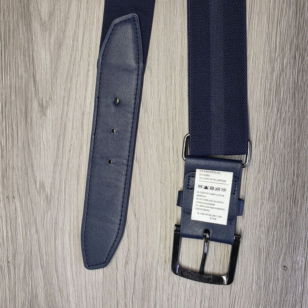 Nike Baseball Belt 3.0 Adult 28"- 43" Adjustable Midnight Navy Blue OSFA - Picture 3 of 6